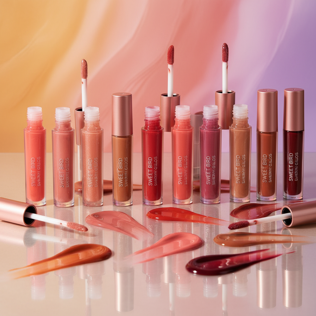 make a converting theme for this Sweet Bird Hydrating Lip Gloss with Mirror Shine TD SPU:
SU00114753
https://seller.teemdrop.com/find-product/product-detail?id=2036000038563483648×tamp=1778724584287