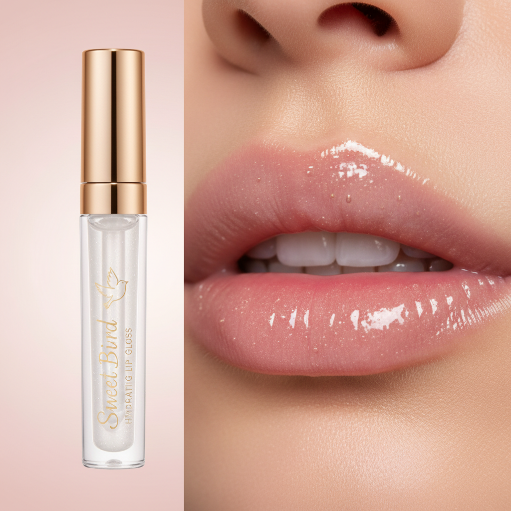 make a converting theme for this Sweet Bird Hydrating Lip Gloss with Mirror Shine TD SPU:
SU00114753
https://seller.teemdrop.com/find-product/product-detail?id=2036000038563483648&timestamp=1778724584287